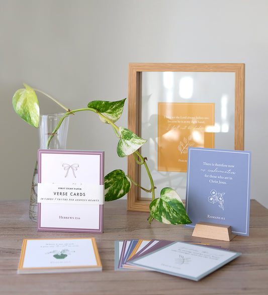 Bible Verse Cards: Truths for Anxious Hearts