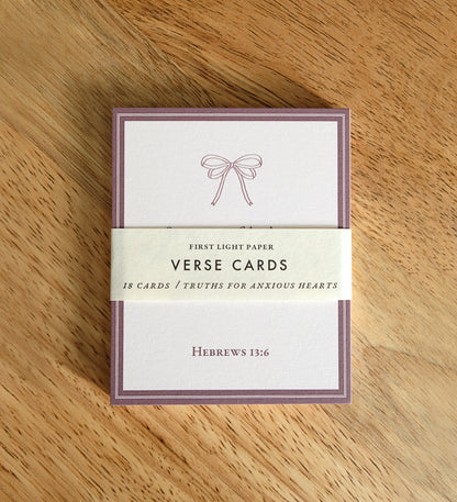 Bible Verse Cards: Truths for Anxious Hearts